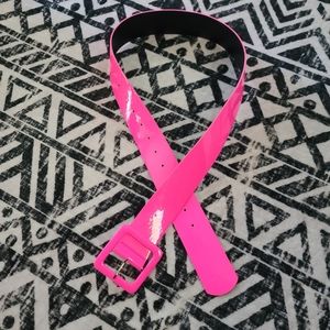 Hot pink belt